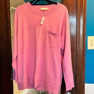 LOFT long sleeve pocket sweater